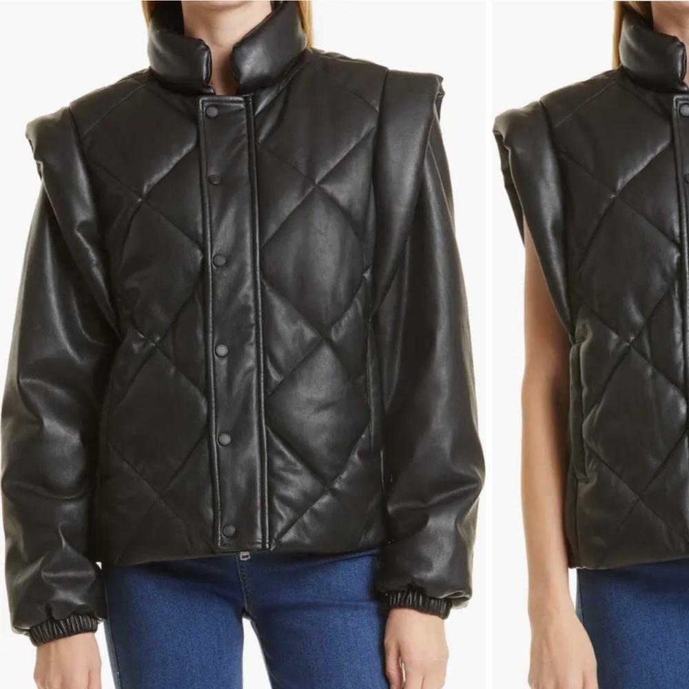 NWT Callista Puffer Jacket with Removable Sleeves